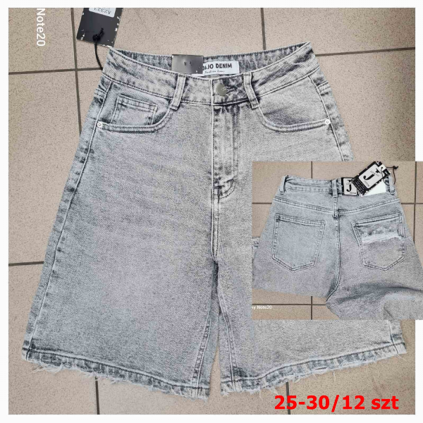 Rybaczki damskie jeansy Roz 25-30, 1 Kolor Paczka 12 szt